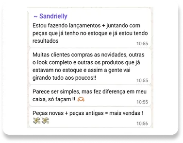 Depoimento 8 de lojista que aplicou o plano de ação